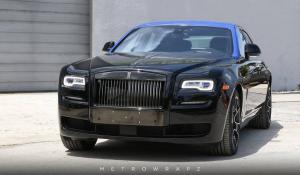 2017 Rolls-Royce Ghost Gloss Dark Blue Top by MetroWrapz